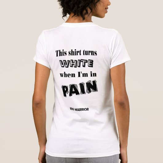 シャツが白に変わる…アシ Tシャツ (裏面)