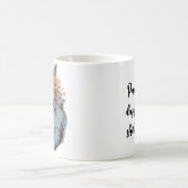 シャツとネクタイを結んでおしゃれにダッパーの猫 コーヒーマグカップ (中央)