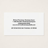 シャツと石鹸の泡 | コインランドリー (裏面)