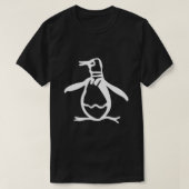 シャツにペンギンのロゴクラシックゴルフTシャツ Tシャツ (デザイン正面)