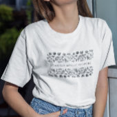 シャツに買は花が咲く Tシャツ