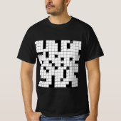 シャツのナイト・クロスワードの上に Tシャツ (正面)