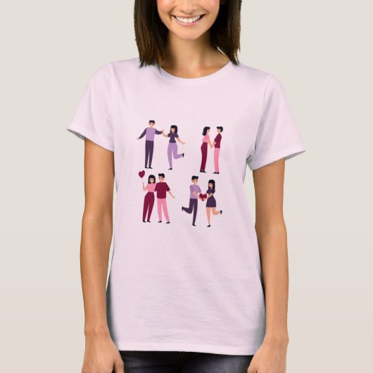 シャツのペア Tシャツ (正面)