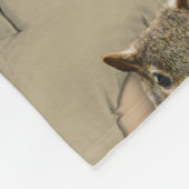 シャツのリス フリースブランケット (角)