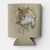 シャツのリス 缶クーラー (正面)