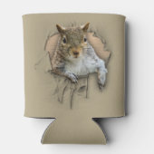 シャツのリス 缶クーラー (裏面)