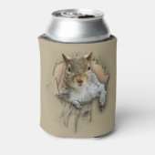 シャツのリス 缶クーラー (缶裏面)