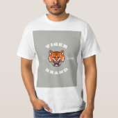 シャツのロゴデザインを共有して印刷する Tシャツ (正面)