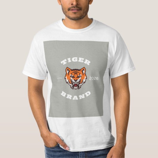 シャツのロゴデザインを共有して印刷する Tシャツ (正面)