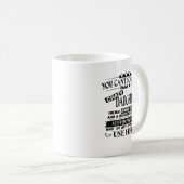 シャツを持ってる私を怖がらせることはでき熱狂するない コーヒーマグカップ (正面右)