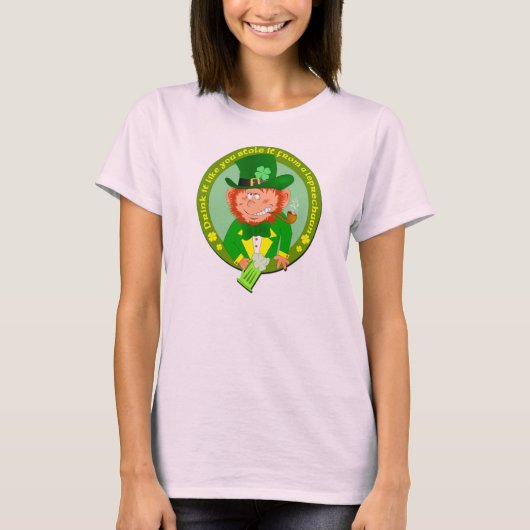 シャツを盗んだように飲みなさい Tシャツ (正面)