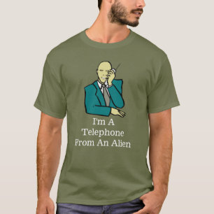 シャツを着たエイリアンの電話だ Tシャツ