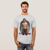 "シャツを着ないシャーロック" Tシャツ (正面フル)