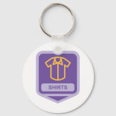 シャツアイコンキーチェーン キーホルダー (正面)