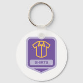 シャツアイコンキーチェーン キーホルダー (裏面)