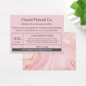 シャツアパレル気に命令パッケージ挿入カード (デスク)