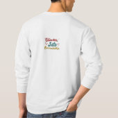 シャツデザインと文字「チャープ・トゥ・コラディシップ Tシャツ (裏面)