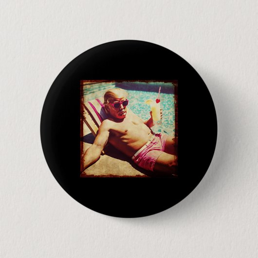 シャツピおもしろいナコラダドナルドトランプ2024共和国 缶バッジ (正面)