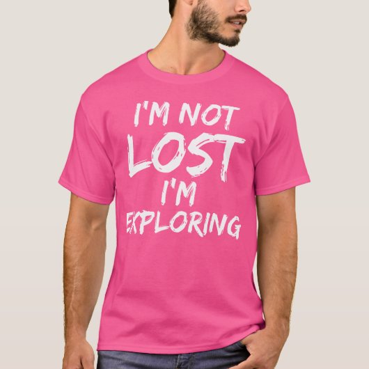 シャツ失ったのハイキングおもしろいだ Tシャツ (正面)