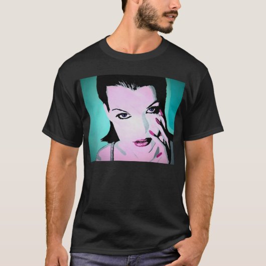 シャツ絵画の「サマースイム」 Tシャツ (正面)