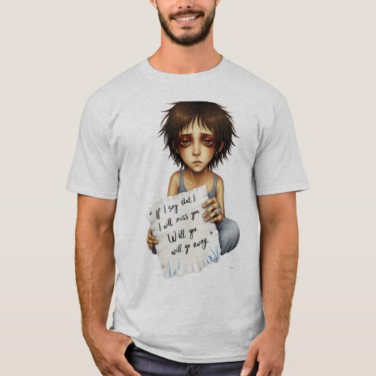 シャツ遠くにに行く Tシャツ (正面)