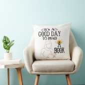 シャツ、本のシ読ャツ、本に良い日だ クッション (椅子)