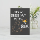 シャツ、本のシ読ャツ、本に良い日だ シーズンカード (スタンド正面)