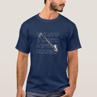 シャツ(黒) - Bass Clarinet – 色を選ぶ Tシャツ