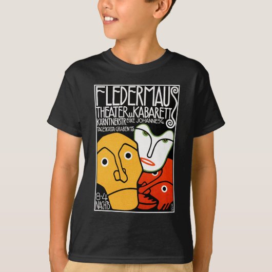 シャツ： Fledermaus Theater and Cabaret Tシャツ (正面)