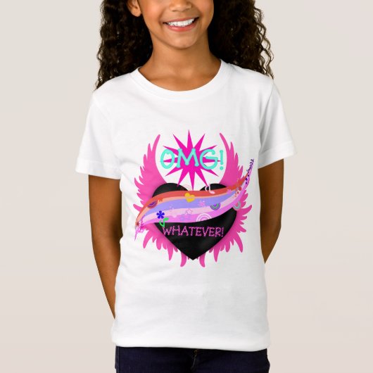 シャツ Tシャツ OMG 何でも (正面)