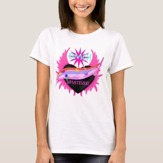 シャツ Tシャツ OMG 何でも (正面)