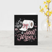 シャツImはおもしろい良いワイパーの不正ではない カード (黄色い花)