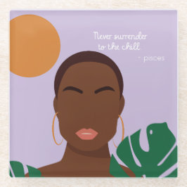 シャディピセス引用文 ガラスコースター