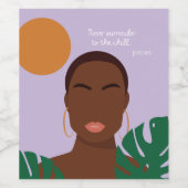 シャディピセス引用文 ワインラベル (シングルラベル)