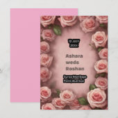 シャディムバラク 招待状 (正面/裏面)