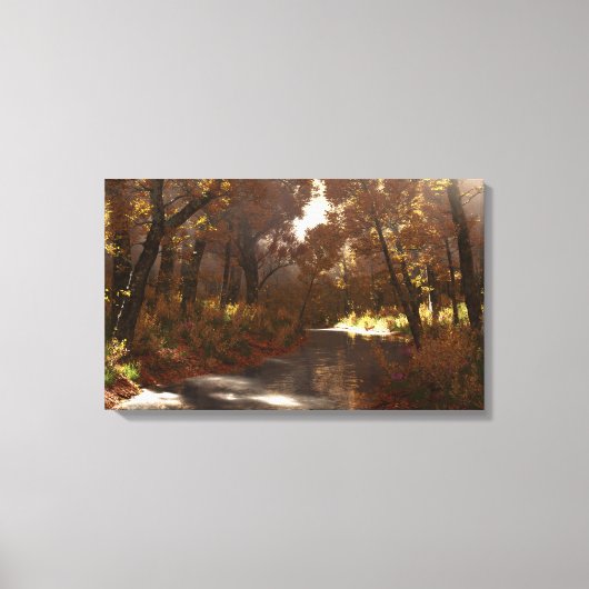 シャディークリーク（秋）キャンバス印刷 キャンバスプリント (正面)