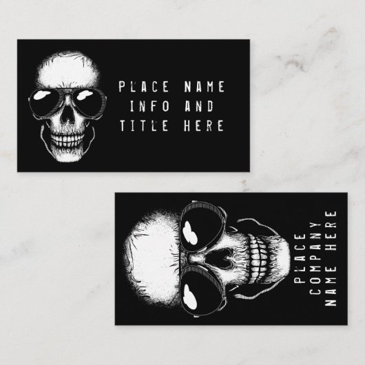 シャディースカル 名刺 (正面/裏面)