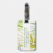 シャディーパームズ ラゲッジタグ (裏面縦)