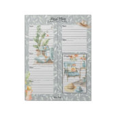 シャディーレディ 7日間の食事プランナー ノートパッド (回転)