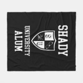 シャディ大学のミョウバンのゴシップサングラスおもしろいが逃げる フリースブランケット (正面(横))