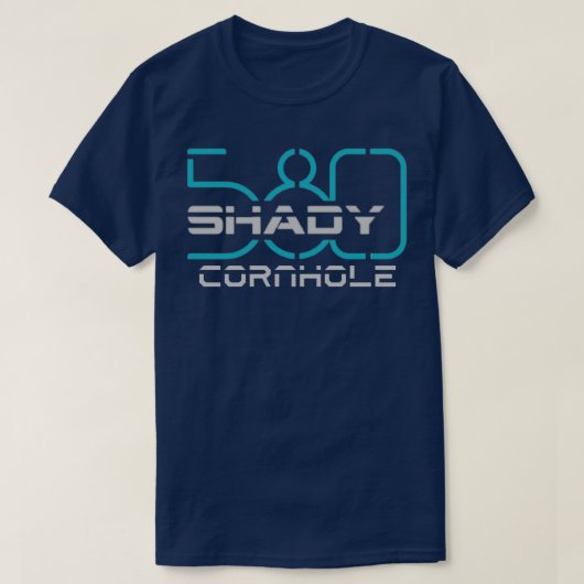 シャディ580青 Tシャツ (デザイン正面)