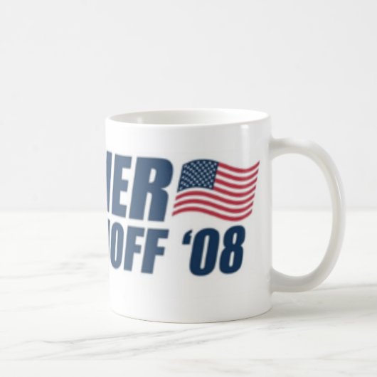 シャトナーかhasselhoff 2008年 コーヒーマグカップ (右)