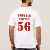 シャトルは解決します Tシャツ (裏面)