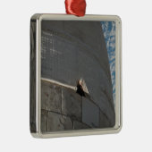 シャトルアトランティス宇宙のクローズアップ メタルオーナメント (右)