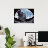 シャトルエンデバーからのUnityモジュールの持ち上げ ポスター (ホームオフィス)