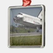 シャトルエンデバー着陸ケネディ宇宙センター メタルオーナメント (左)