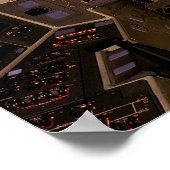 シャトルコックピット宇宙 ポスター (角)