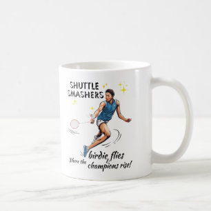 シャトルスマッシャー:バーディーが飛び跳ねる場所 コーヒーマグカップ