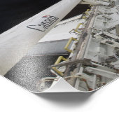 シャトルバスの部分的な宇宙 フォトプリント (角)