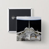 シャトルバスの部分的な宇宙 缶バッジ (正面&裏面)